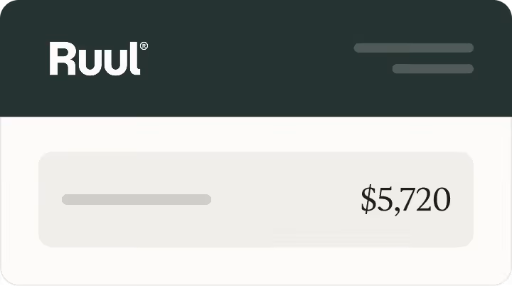 Business VAT invoice ready for accounting in Ruul