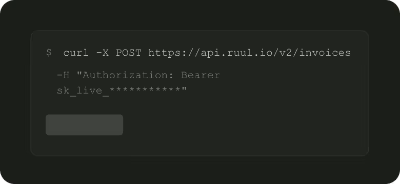 Ruul API integration flow diagram
