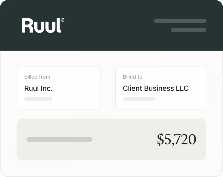 Create an invoice